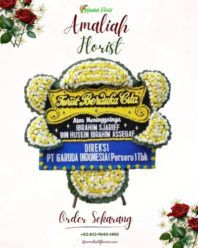 Papan Bunga Duka di Gentan