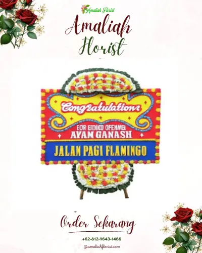 Bunga Papan Congratulation di Gentan